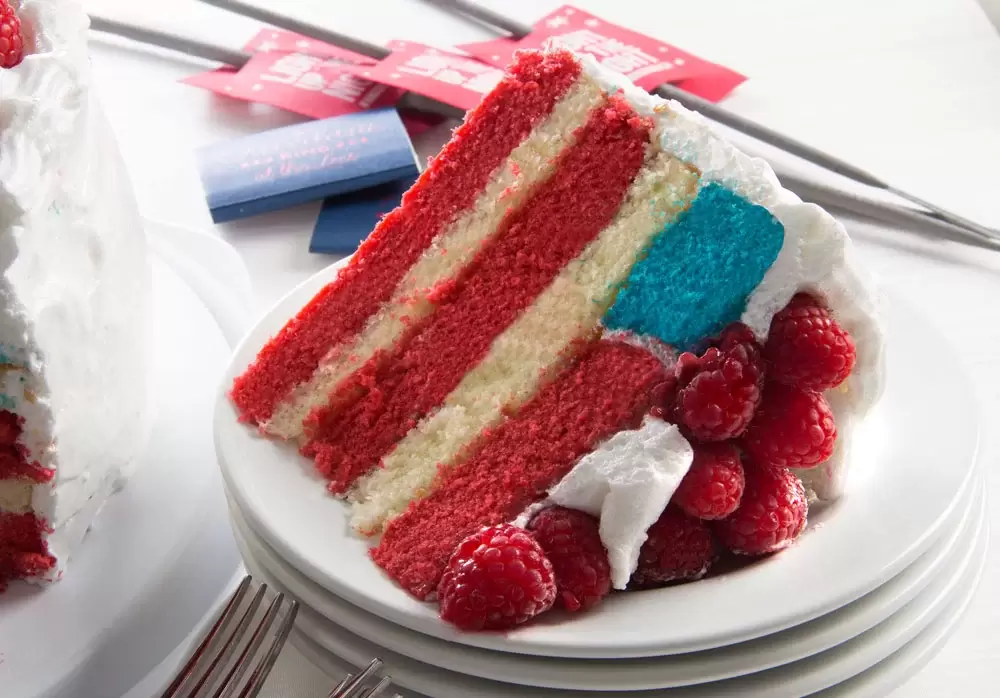 american flag cake