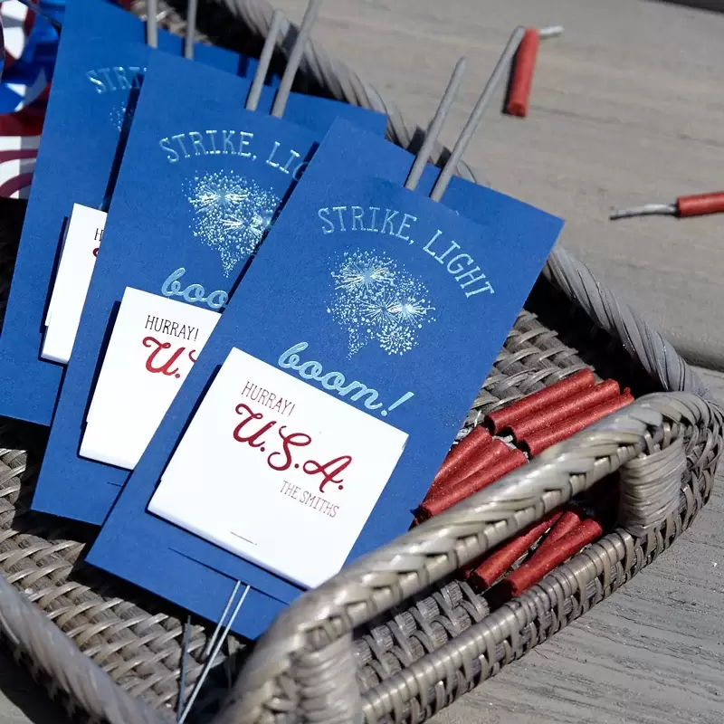 patriotic sparkler sleeves