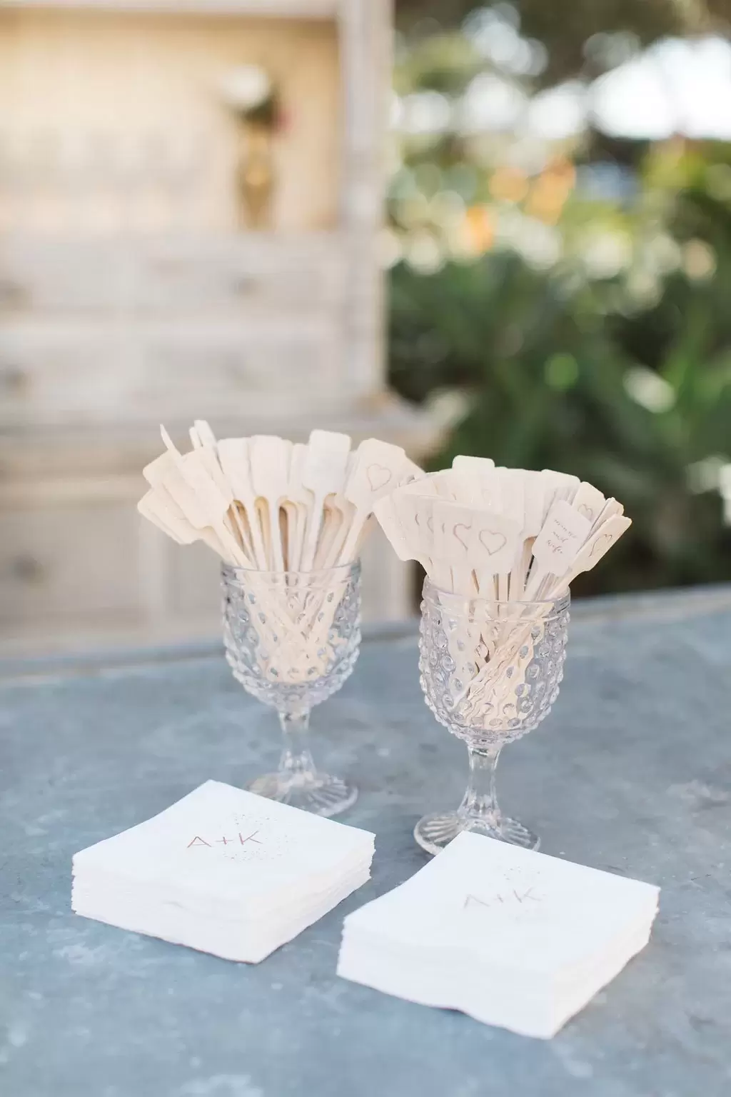 personalized wedding bar accessories