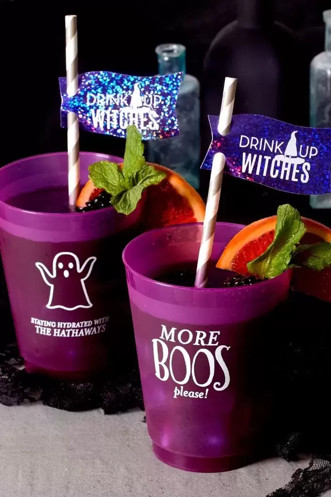 personalized Halloween cups