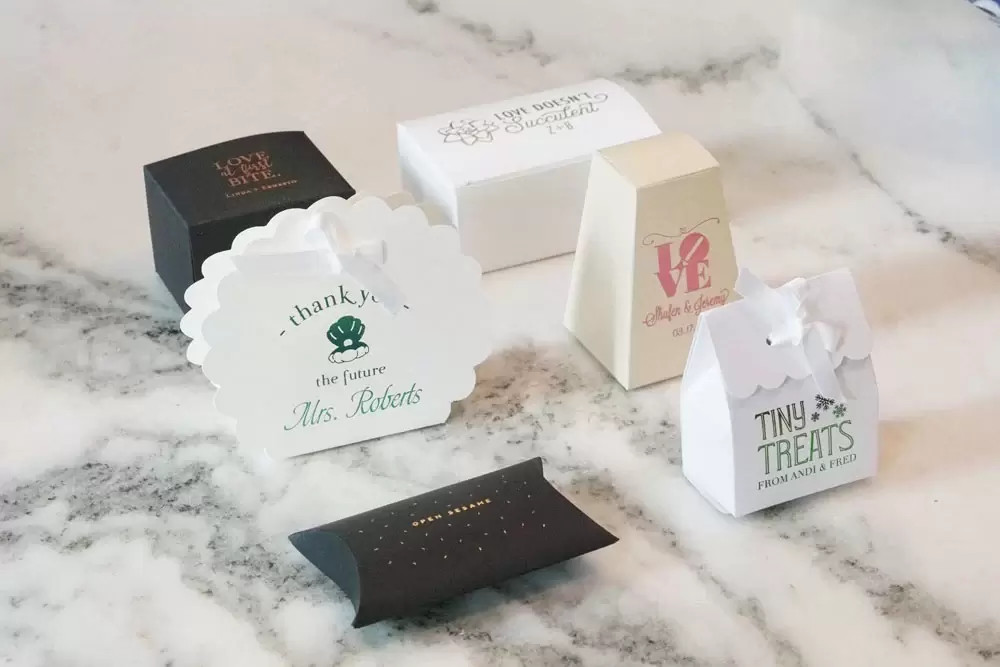 custom party favor boxes 