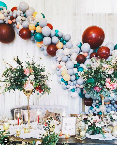 Gorgeous Balloon Installation by Vroom Vroom Balloon Co.