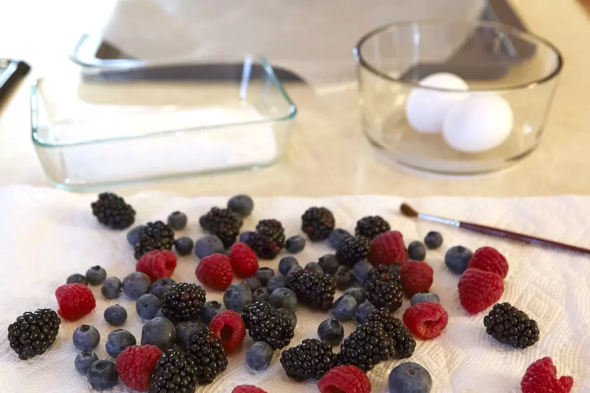 sugared berries recipe