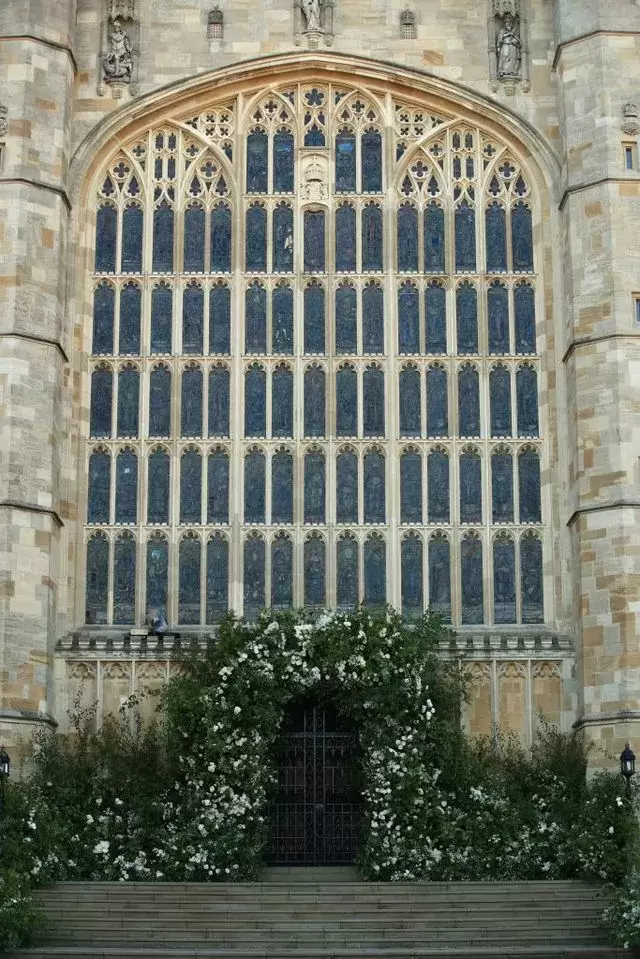 Royal Wedding West Door Floral Installation