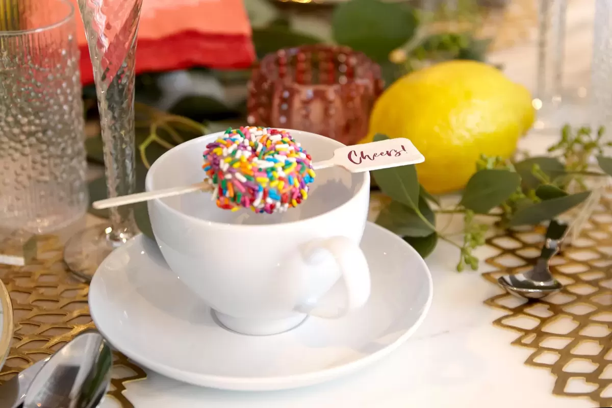 cute donuts and coffee idea for parties