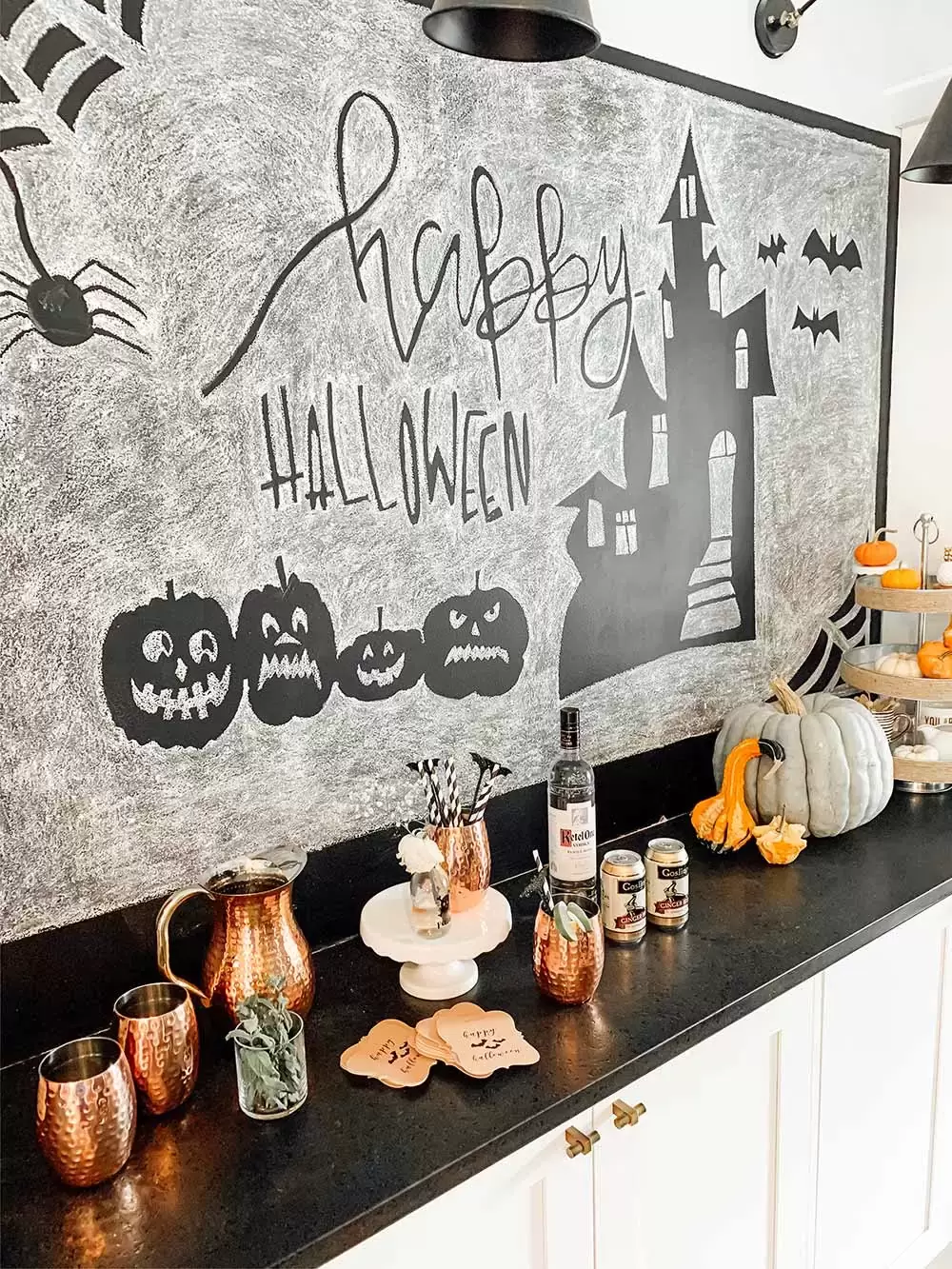 Fabulous Halloween Party Chalk Wall 