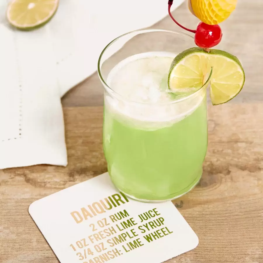 Daiquiri Recipe Custom Coasters. | For Your Party