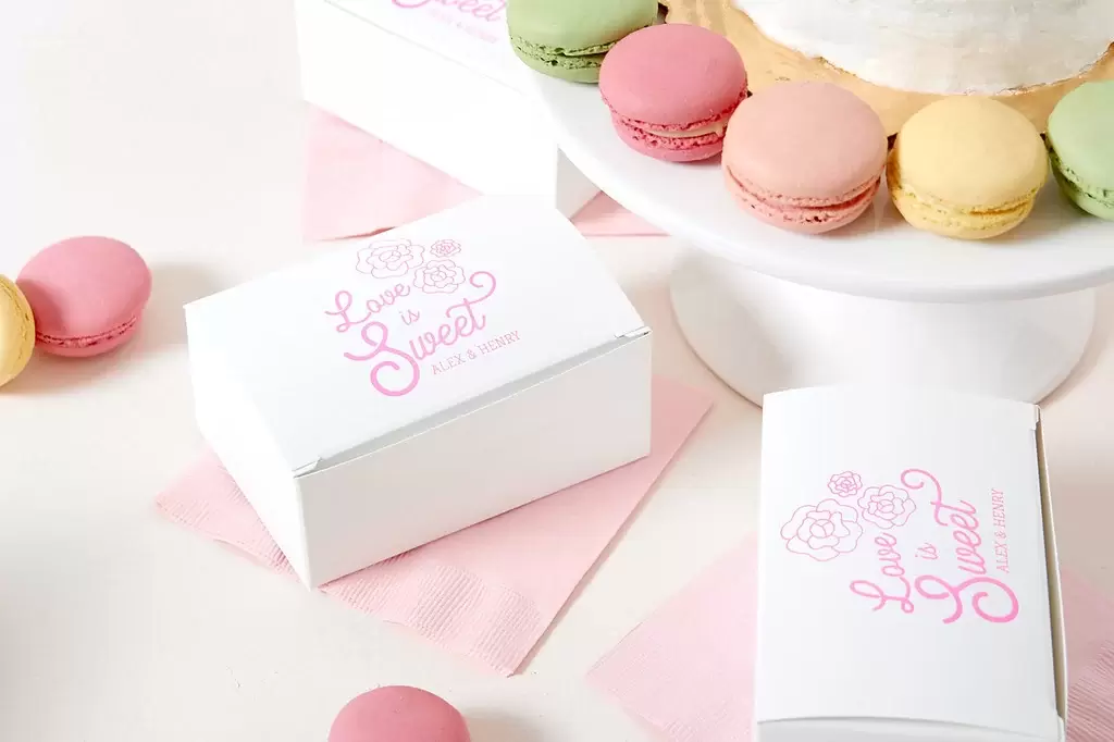 Personalized Cake Boxes are a Great Option for Drive By Party Favors