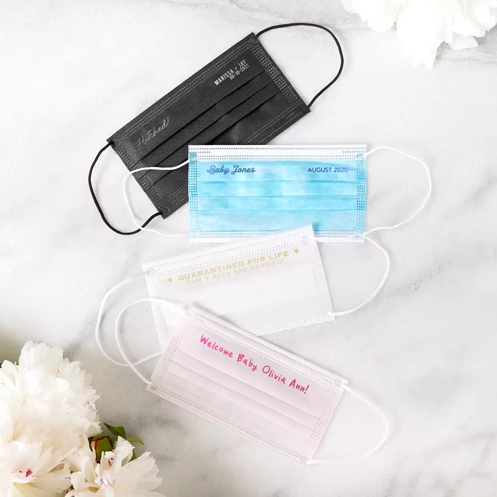 Custom Design Disposable Ear-Looped Face Masks for any Gathering You are Planning
