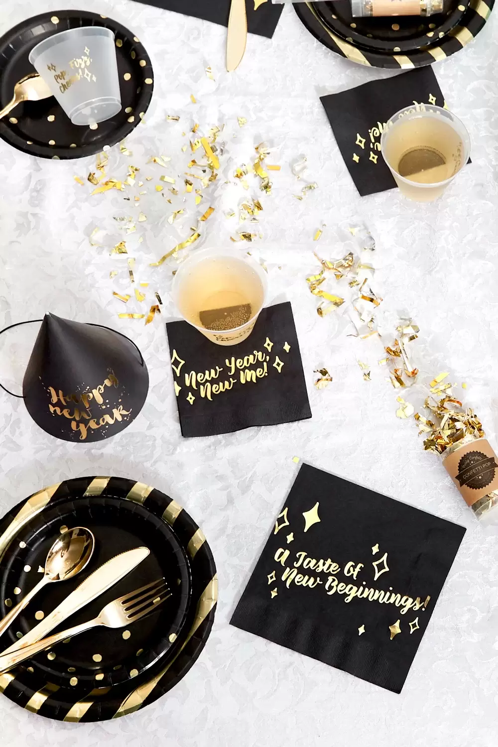 Custom New Years Party Supplies from For Your Party will help you ring in 2021 in safety and style!
