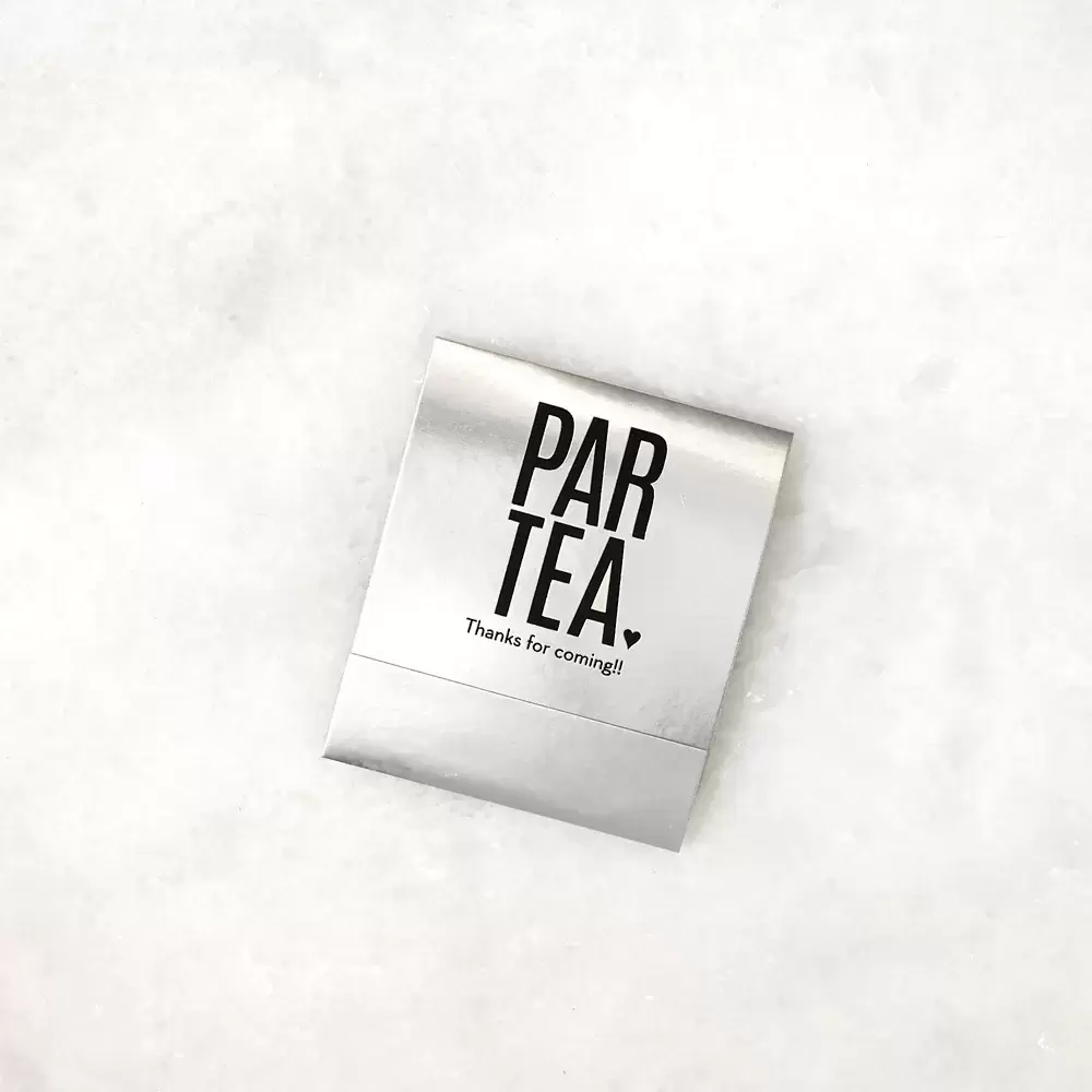personalized tea favors are an adorable and affordable wedding favor from For Your Party