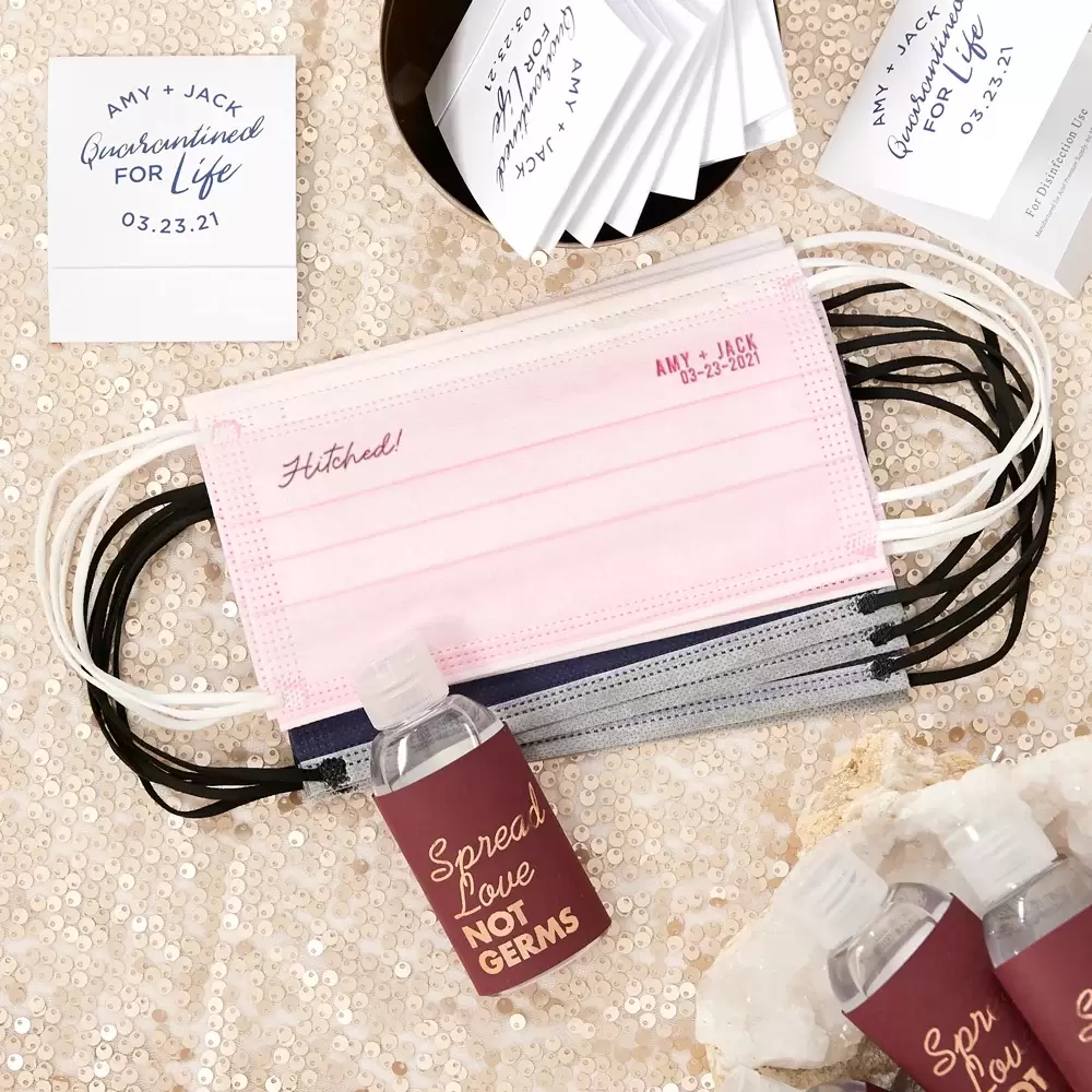 Add personalized wellness supplies to your wedding day!