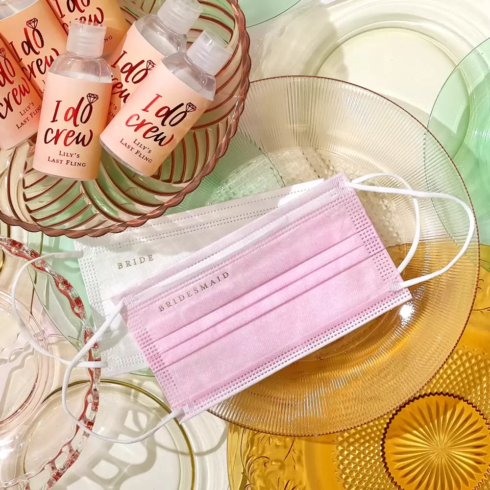 continue to offer covid conscious hospitality with custom face masks and personalized sanitizer from FYP