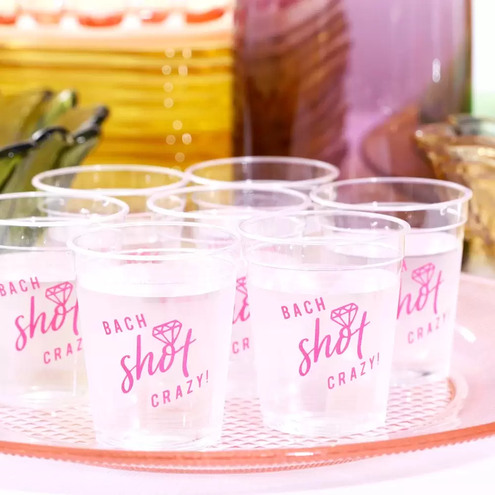 personalized shot glasses are the perfect custom detail for your bachelorette party