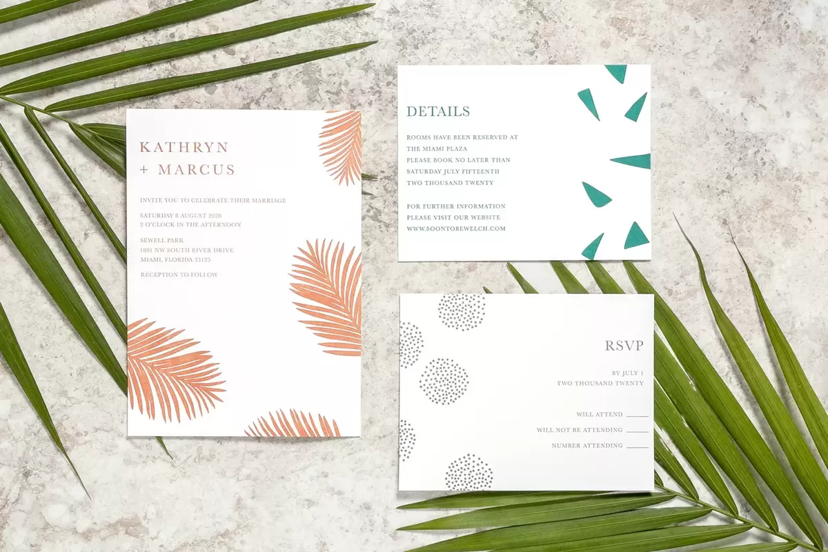 letterpress printed invitations and letterpress printed detail cards