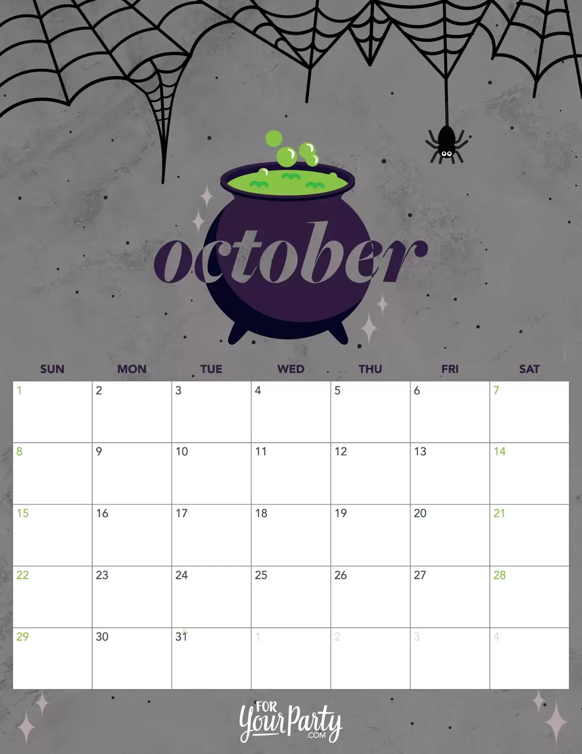 october
