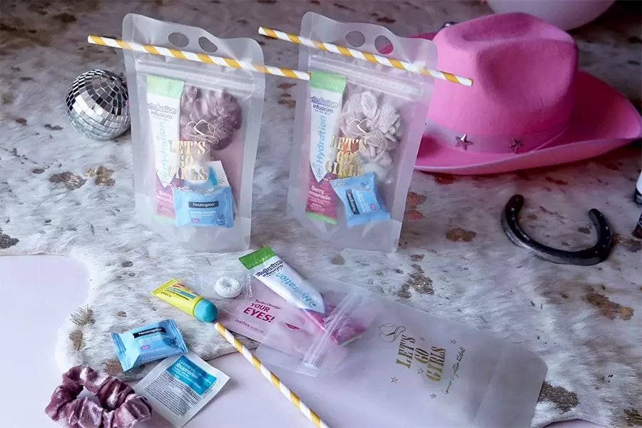 personalize your bachelorette hangover kit