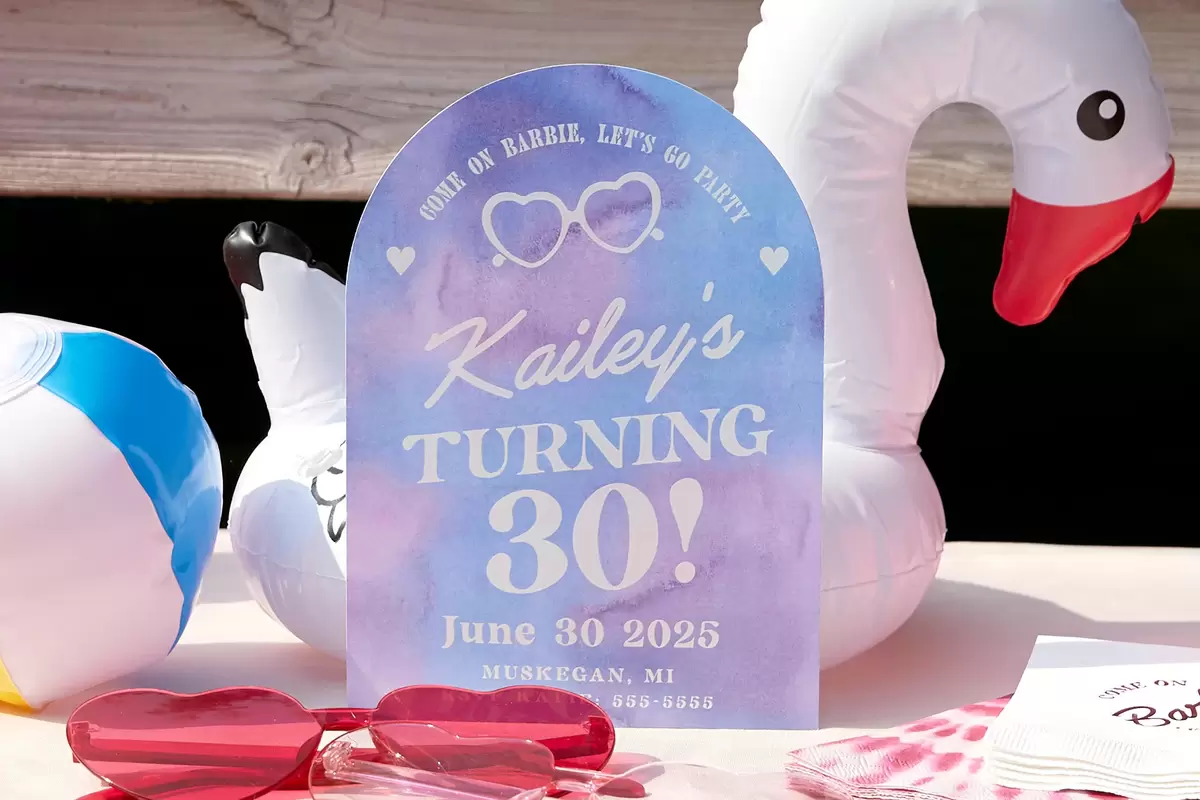 birthday custom invitations