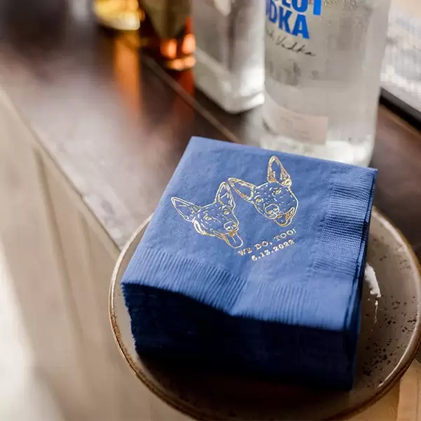 Custom Dog Napkins