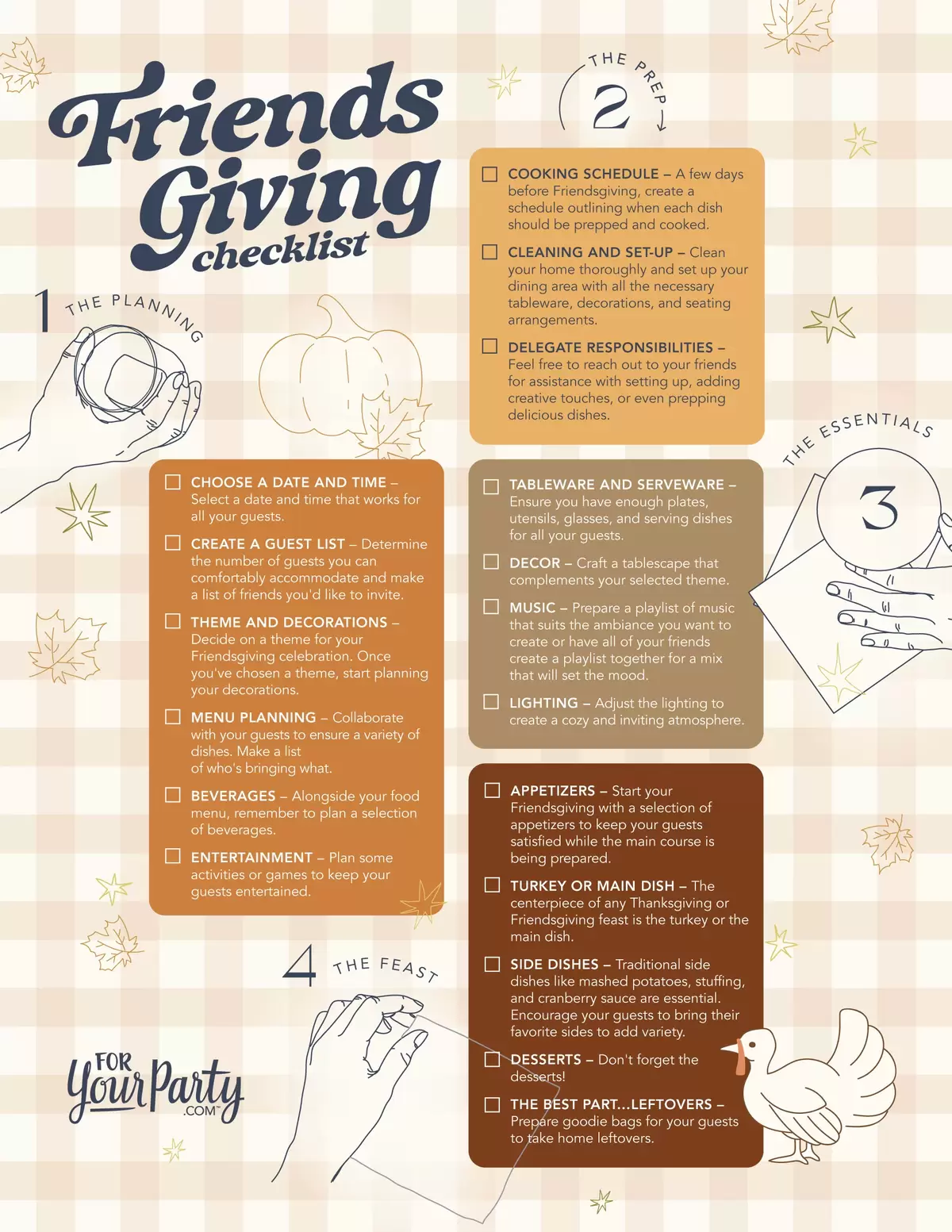 Friendsgiving Checklist