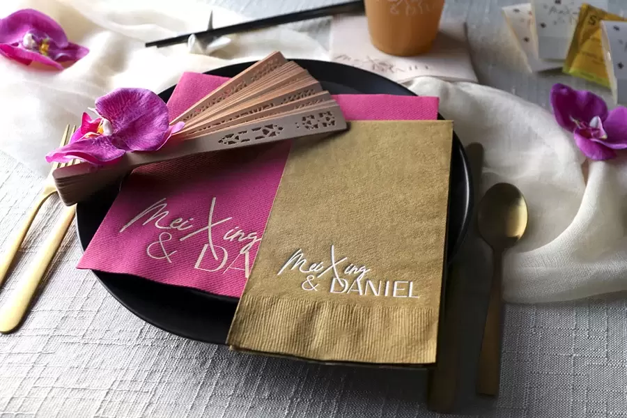 Custom Linen Like Napkins