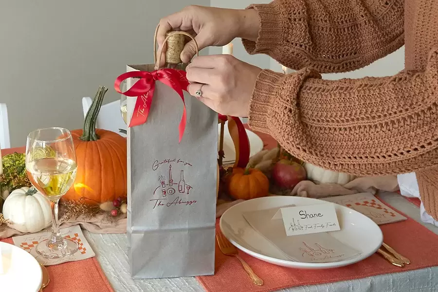 Christmas gift bag
