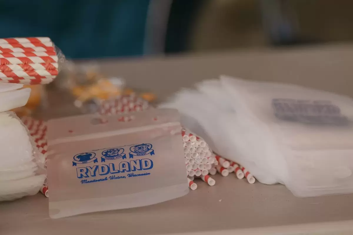Drink Pouch on table