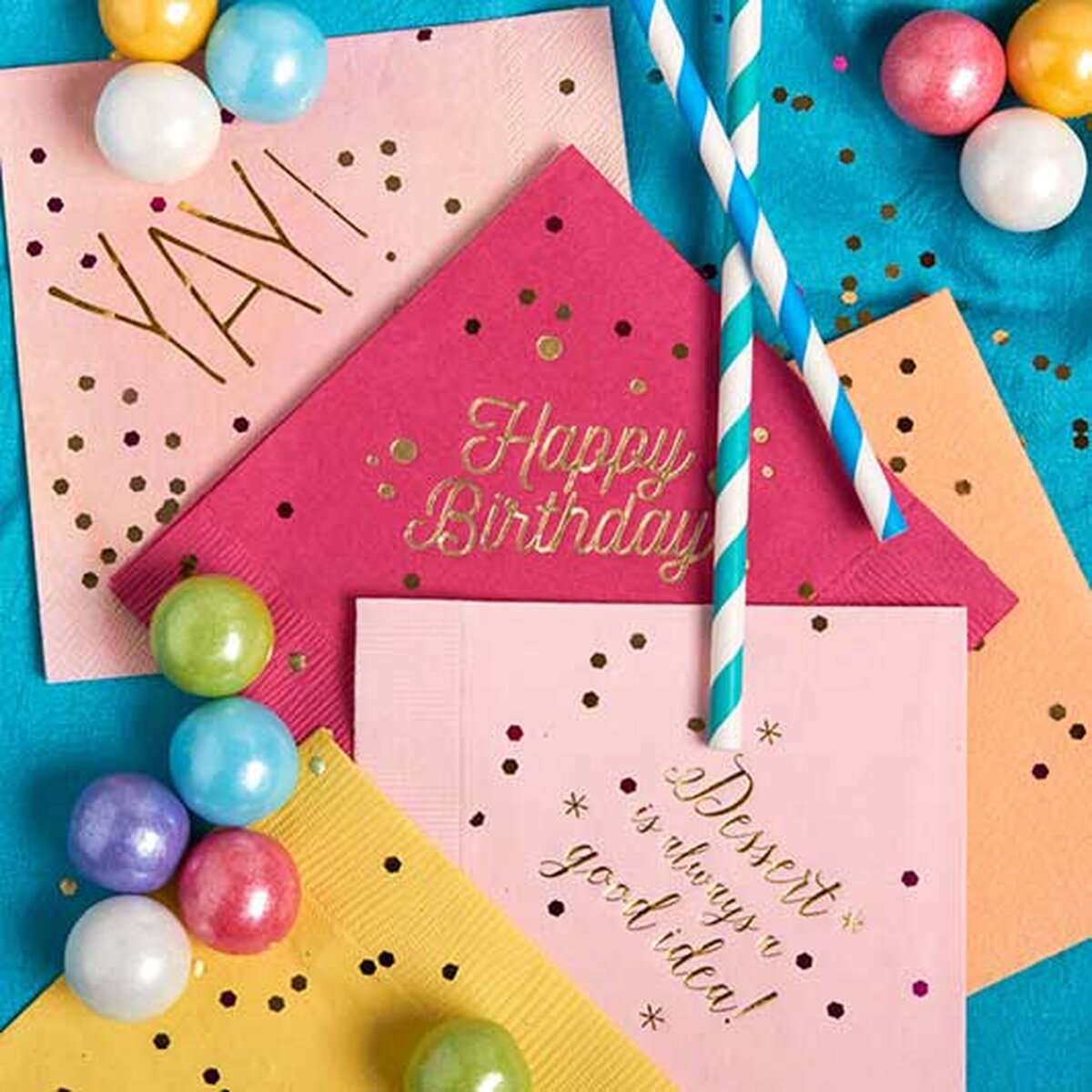 personalized birthday napkins