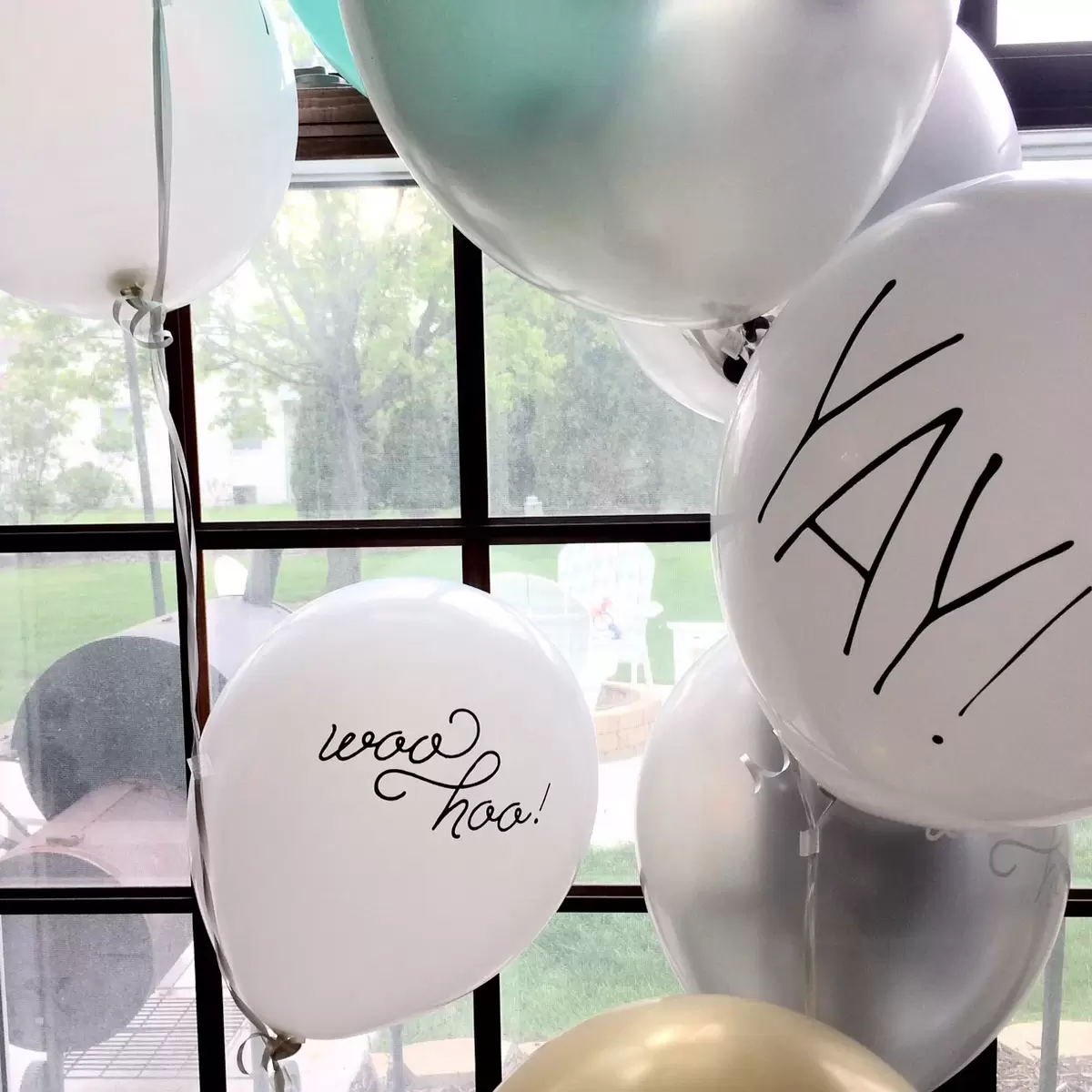 60th birthday party balloons