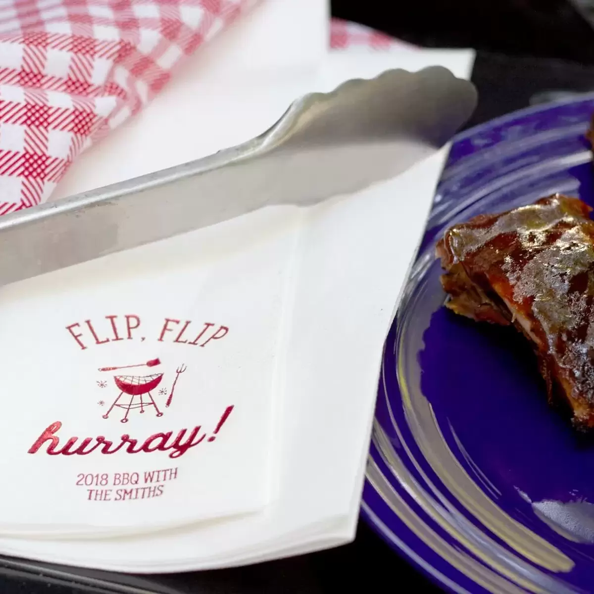 For Your Party's custom designed extra large dinner napkins