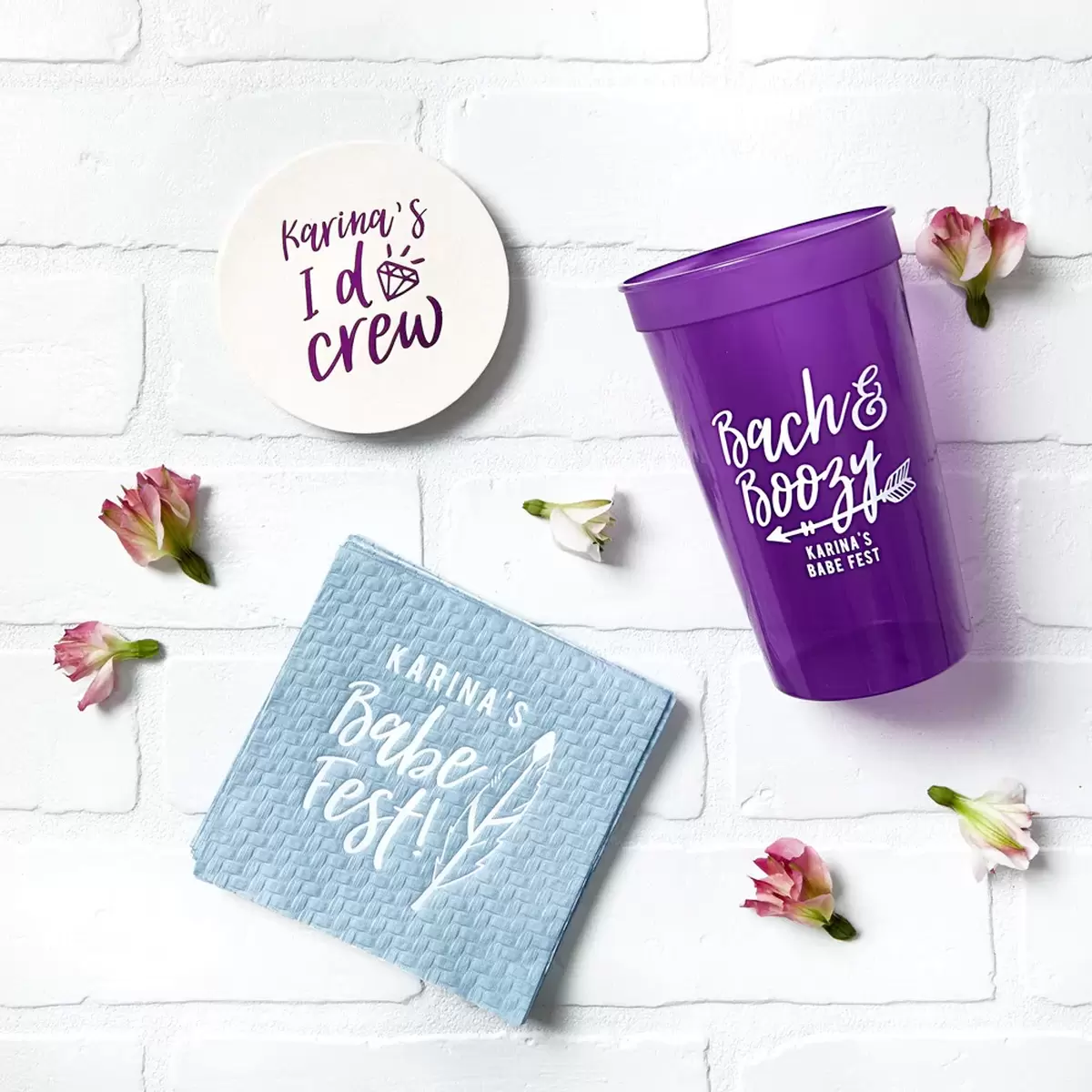 custom designed bachelorette party accessories