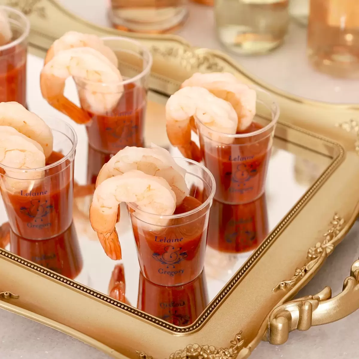 Upgrade Your Wedding Appetizers with Custom Shot Glasses
