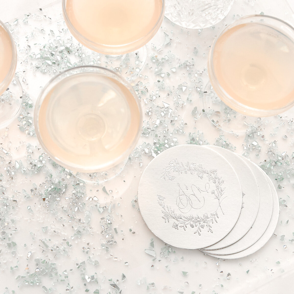 Shop the Frosted Classic Collection Custom Coasters