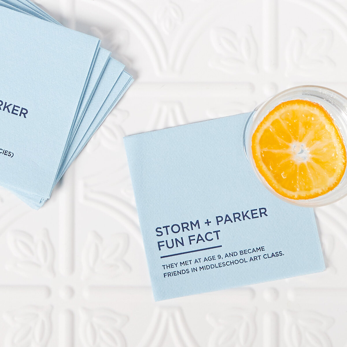 Shop the Chinoisoiree Collection Custom Linen Like Cocktail Napkins