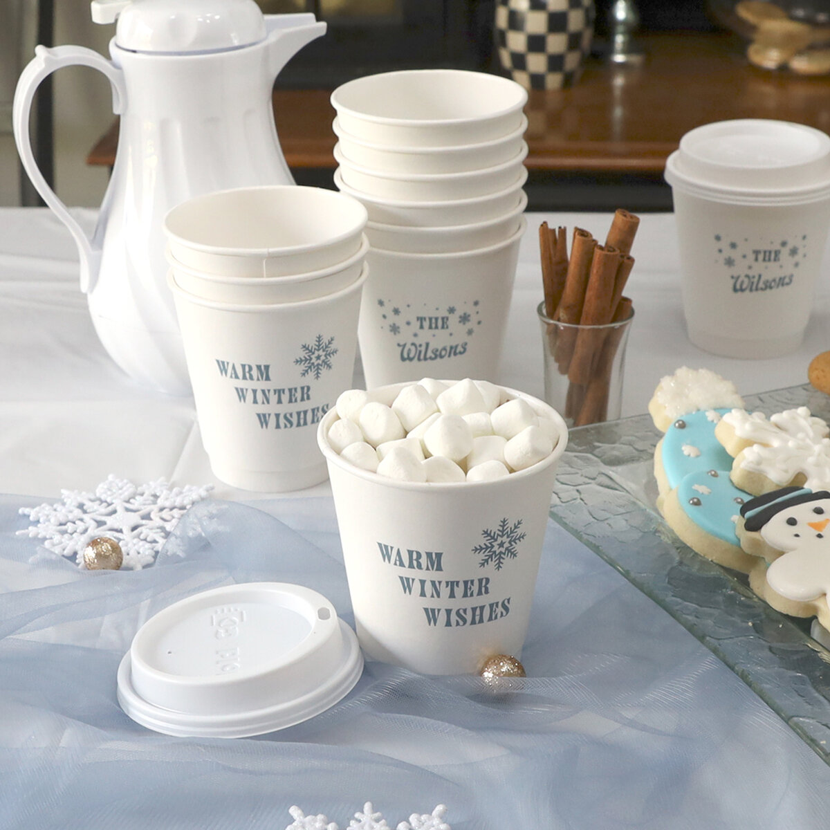 shop the frosty affair party theme