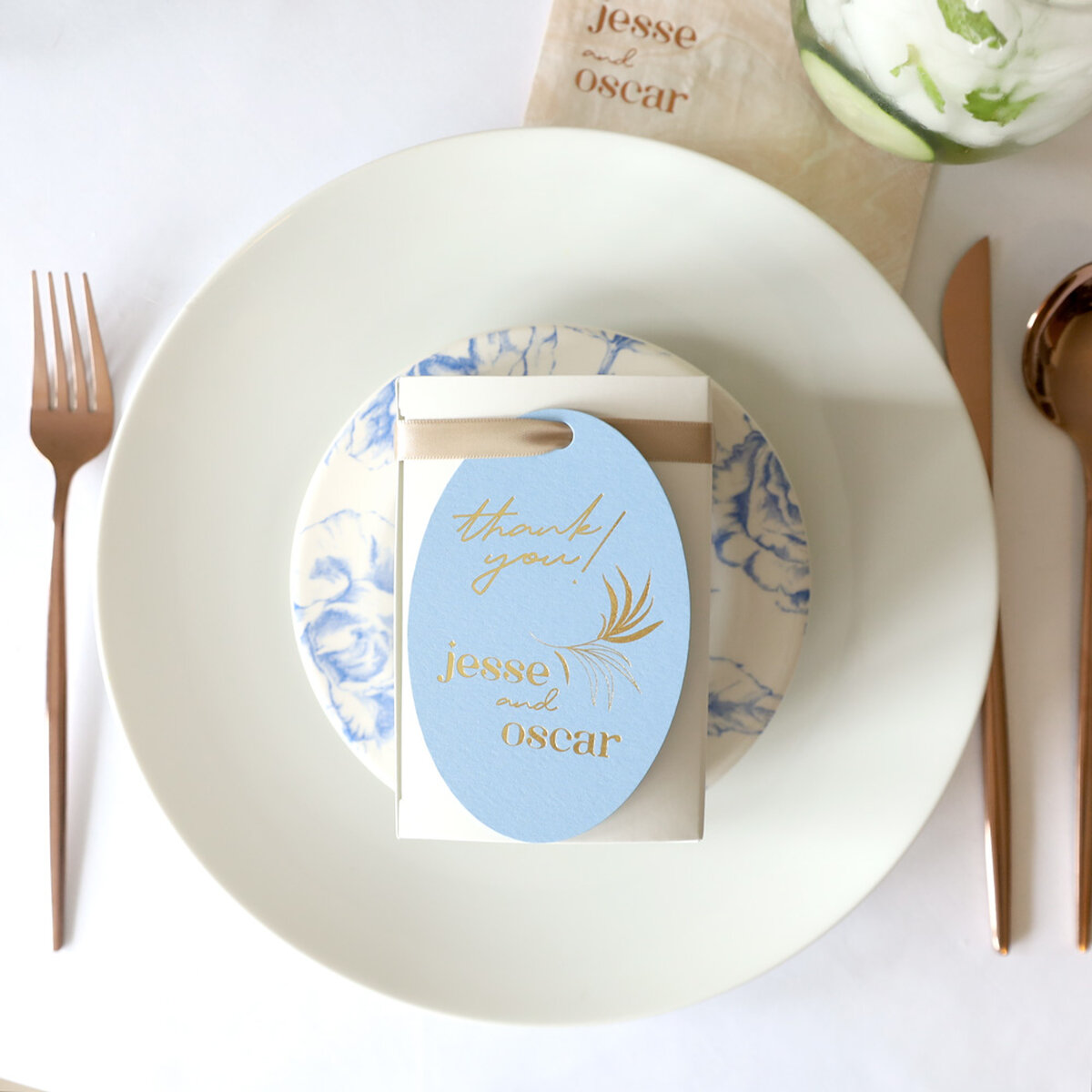 Hinterland Honeymoon Collection custom gift tag