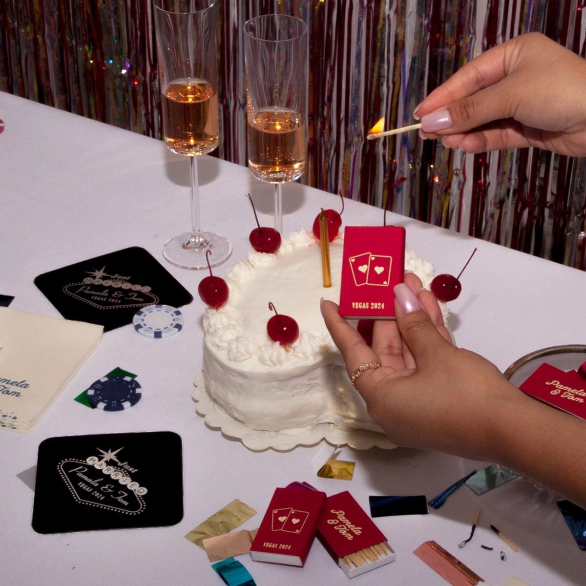 shop the vegas party collection custom matchbox