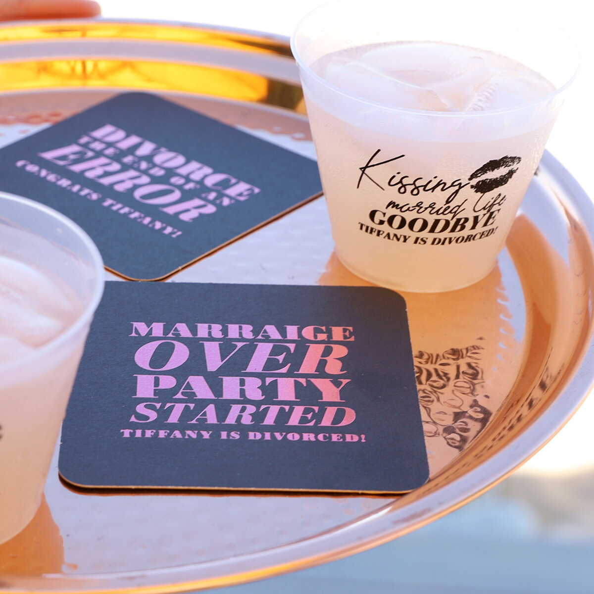 alt bash celebration shop our new divorce party suite custom coaster