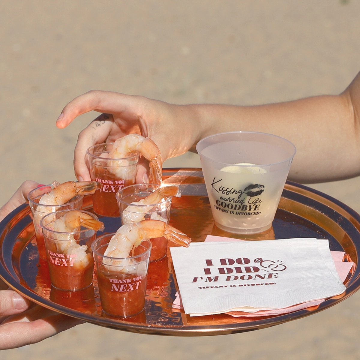 alt bash celebration shop our new divorce party suite custom cocktail napki