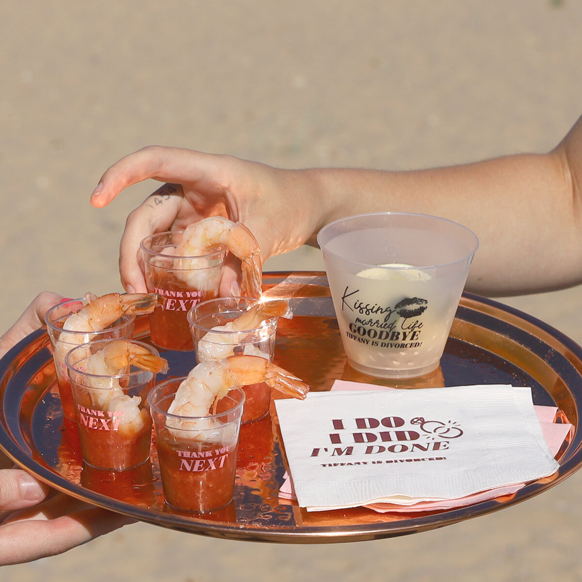 alt bash celebration shop our new divorce party suite custom cocktail napki