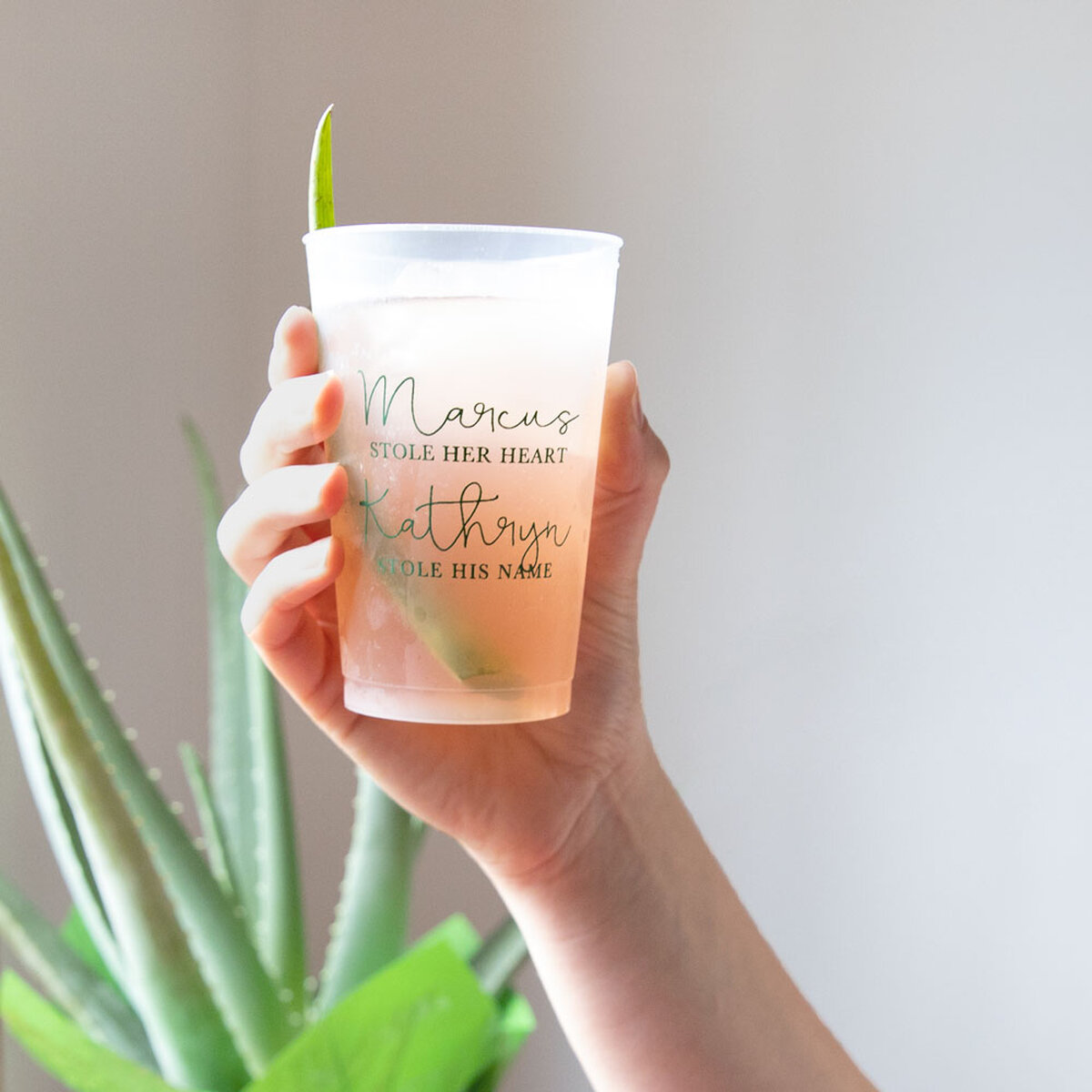 Shop the Backyard Romance Collection Custom Frost Flex Cups