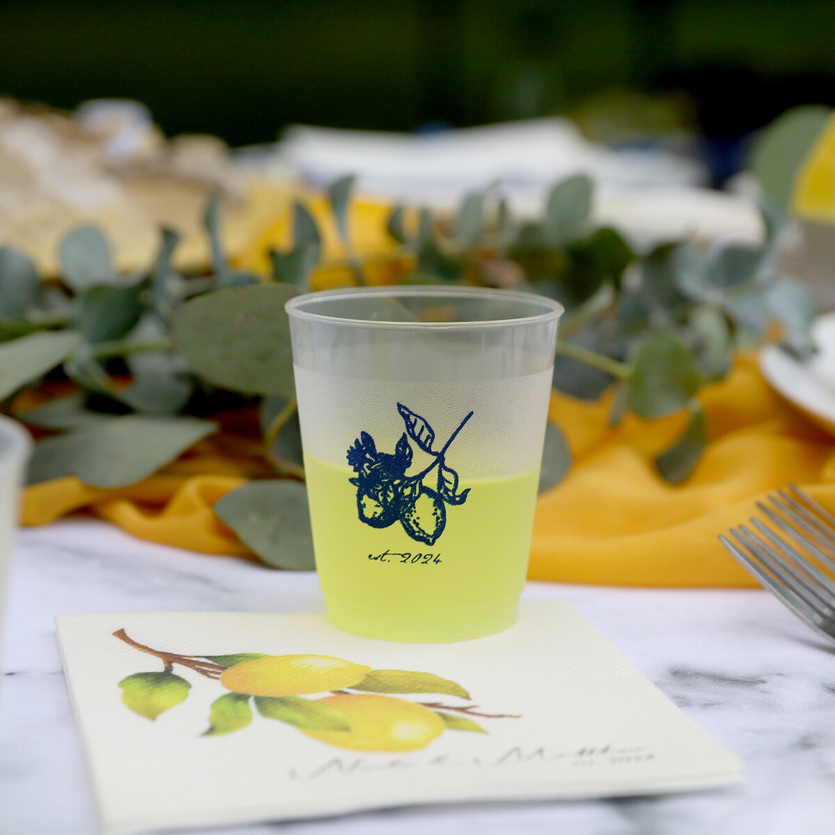 classic italian wedding collection custom cups