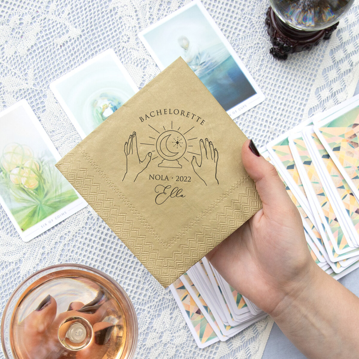 Shop the Total Eclipse Collection Custom Cocktail Napkins