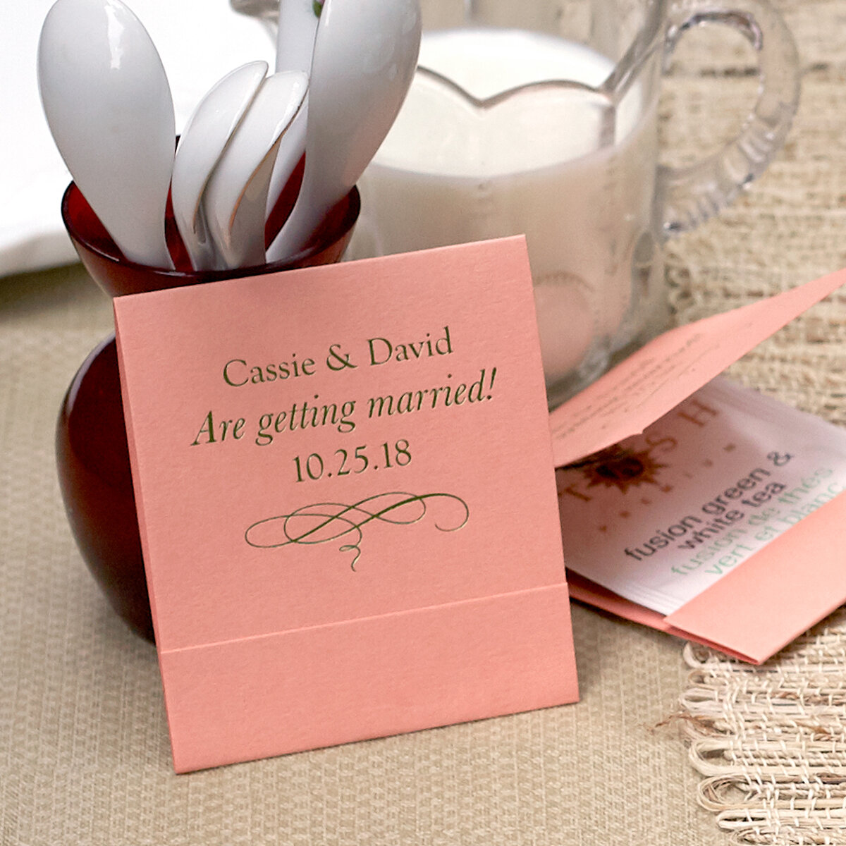 Shop the Perfect Pick Collection Custom Tea Favors