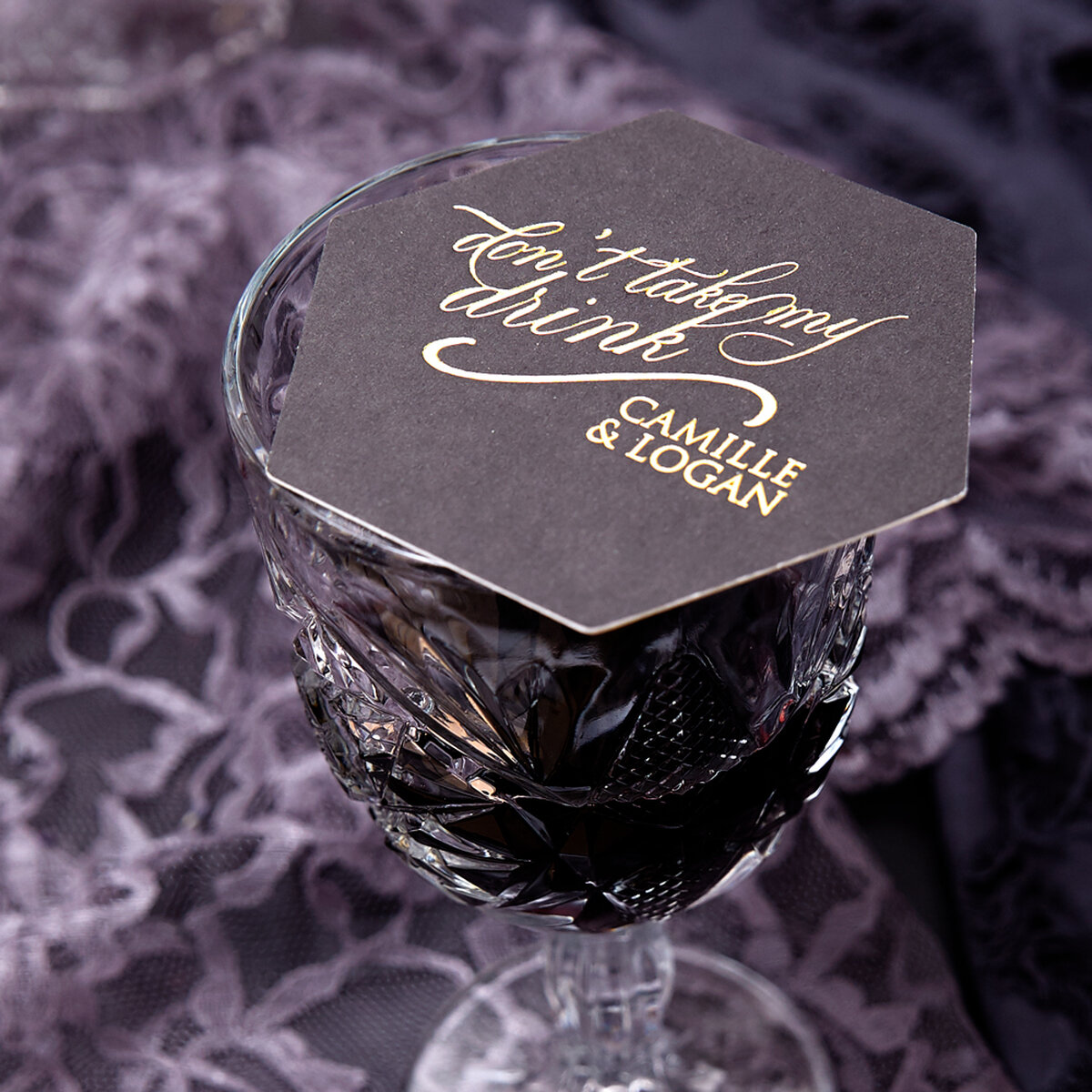 Shop the Gothic Glam Collection Custom Coasters