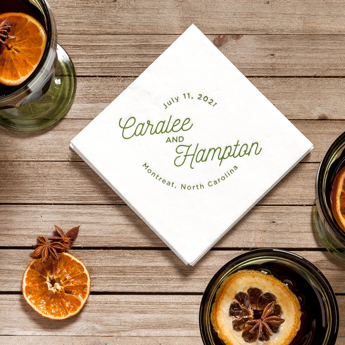 Shop the Sweet Harvest Collection Custom Cocktail Napkins