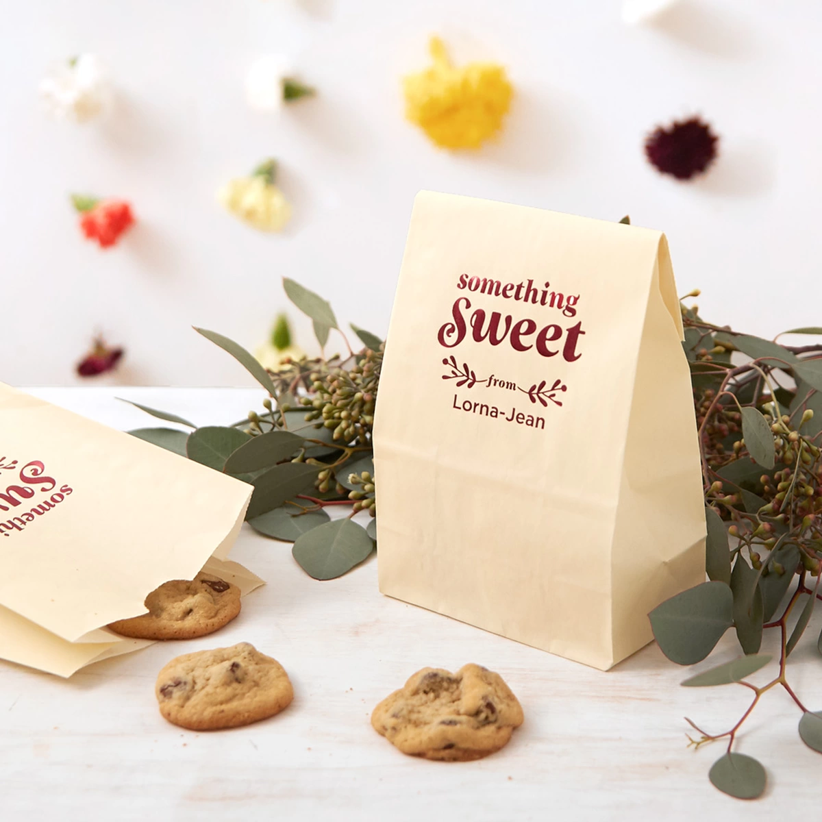 Shop the Garden Gathering Soft Yellow Spring Collection Custom Lunch Bags