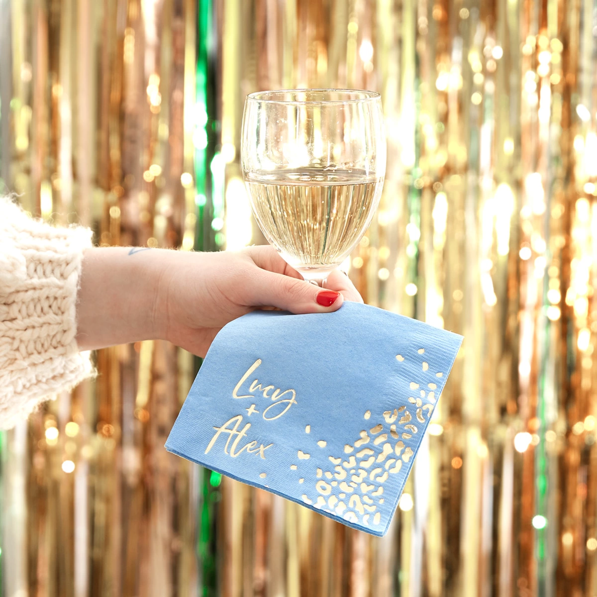 Shop the Glam Rock Collection Custom Cocktail Napkin