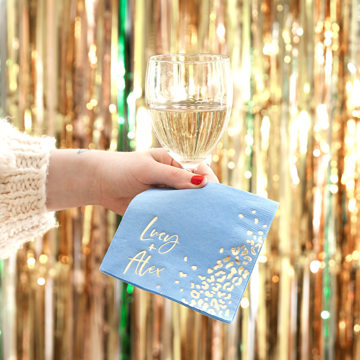 Shop the Glam Rock Collection Custom Cocktail Napkin