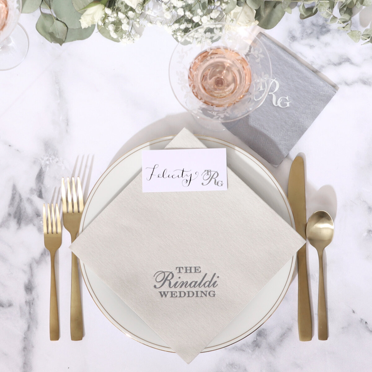 shop the Modern Fairy Tale collection custom dinner napkin